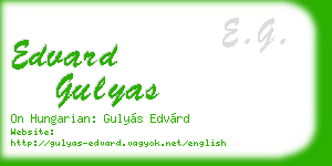 edvard gulyas business card